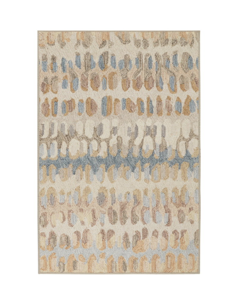 Dash & Albert Dash & Albert Machine Washable Paint Chip Natural Rug in 4x6