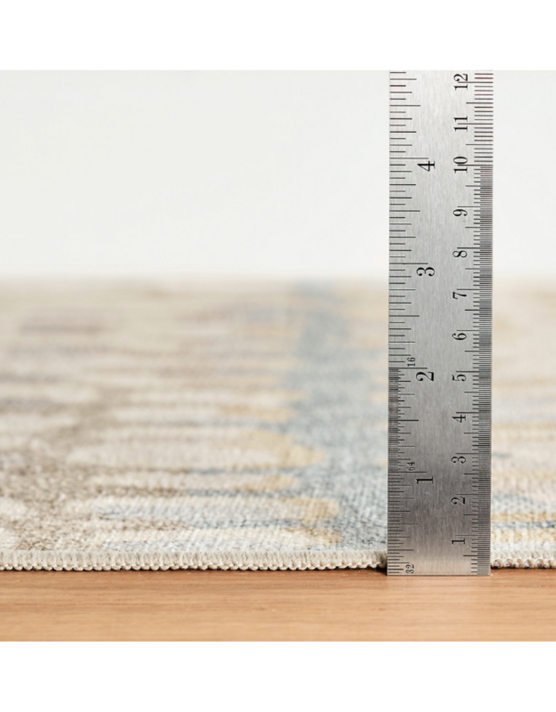 Dash & Albert Dash & Albert Machine Washable Paint Chip Natural Rug in 4x6