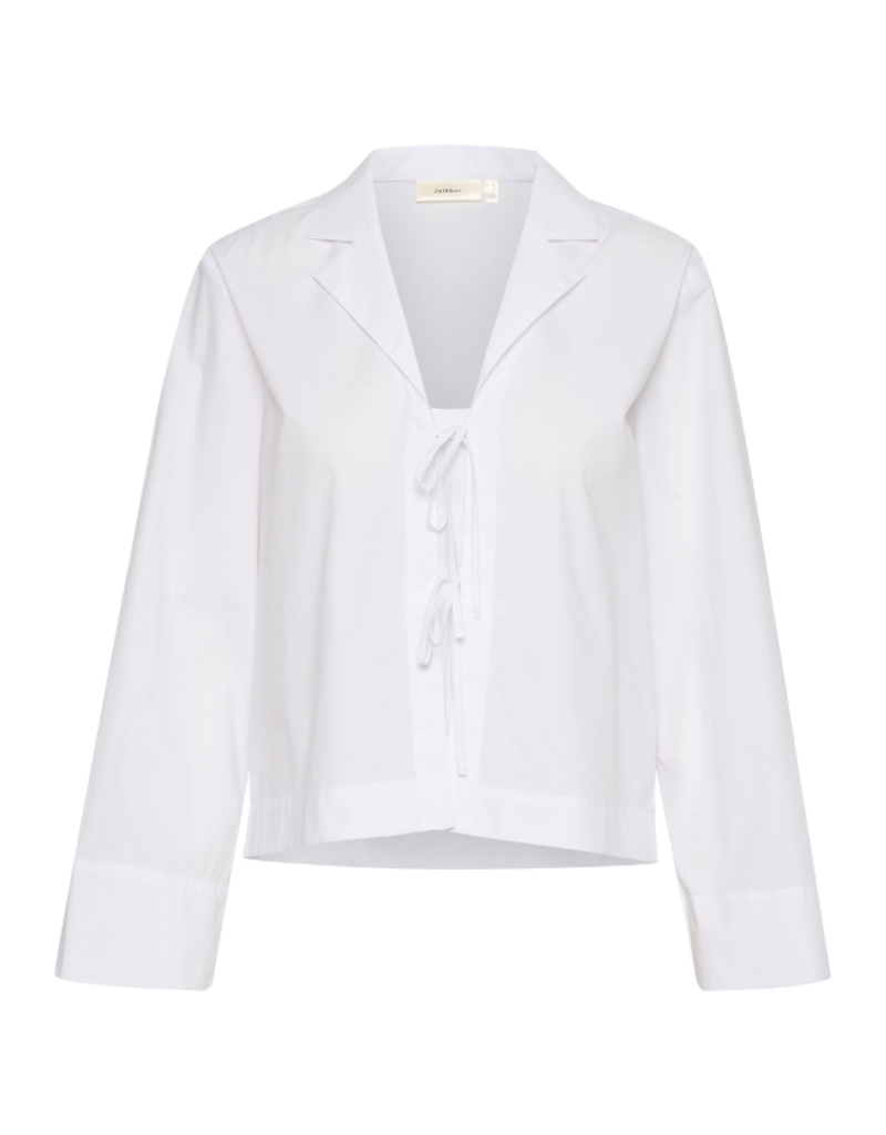 InWear Helve Cropped Blouse in Pure White by InWear