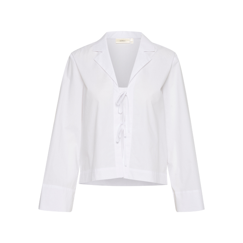 IW Helve Cropped Blouse Pure White - The Art of Home