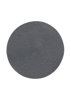 Danica Disko Placemat in Charcoal