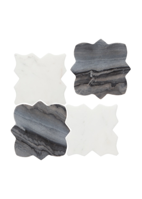 Danica Tesselate Marble Coasters Set of 4