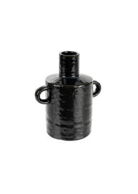 Indaba Trading Tubac Small Vase in Midnight