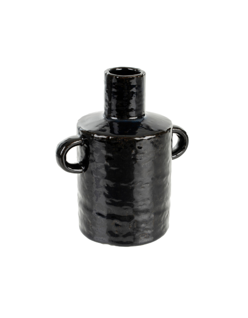 Indaba Trading Tubac Medium Vase in Midnight