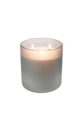 Indaba Trading Salt Glass Candle Denim - Sea & Earth