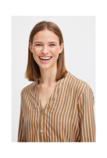 b.young Fabianne Stripe Shirt in Tiger's Eye Mix by b.young