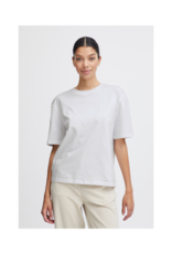 b.young Trollo Crew Neck Tee in Optical White by b.young