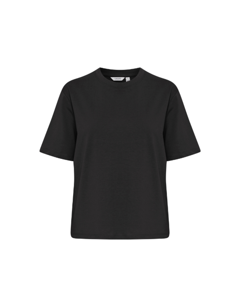 b.young Trollo Crew Neck Tee in Black by b.young