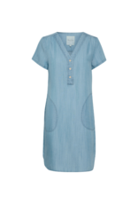 Part Two Kaminas Dress in Medium Blue Denim by Part Two