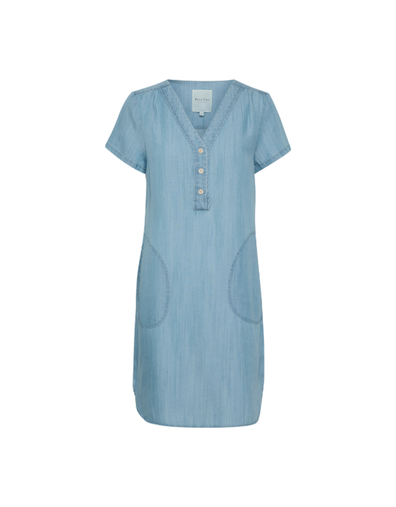 Part Two Kaminas Dress in Medium Blue Denim by Part Two