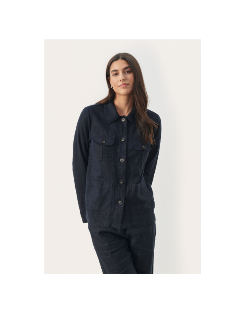 Part Two Elnora Jacket in Dark Navy by Part Two