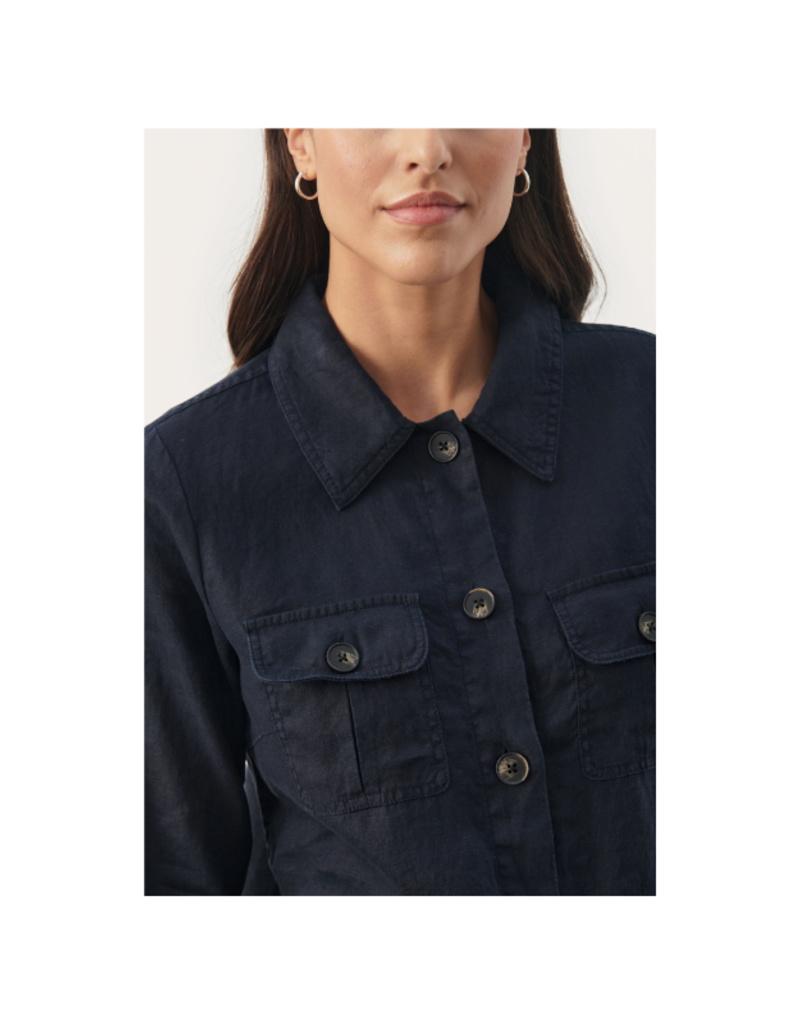 Part Two Elnora Jacket in Dark Navy by Part Two