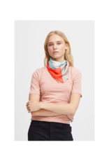 ICHI Dovia Scarf in Hot Coral by ICHI