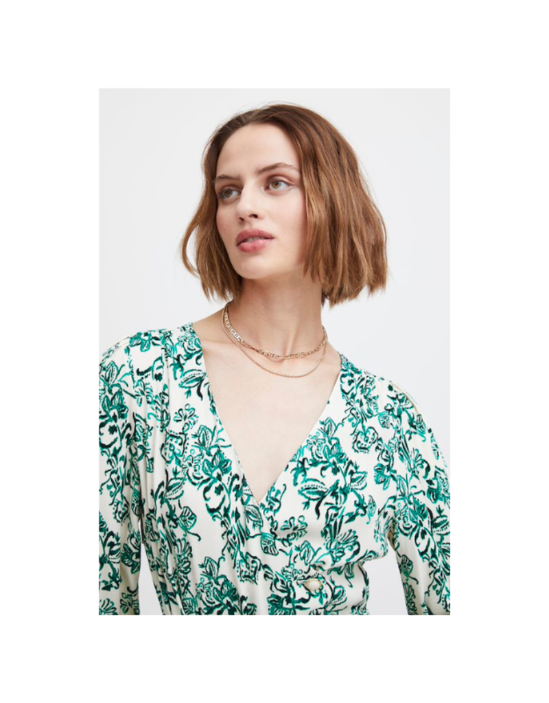 Rosie Dress in Pepper Green by  Atelier Rêve