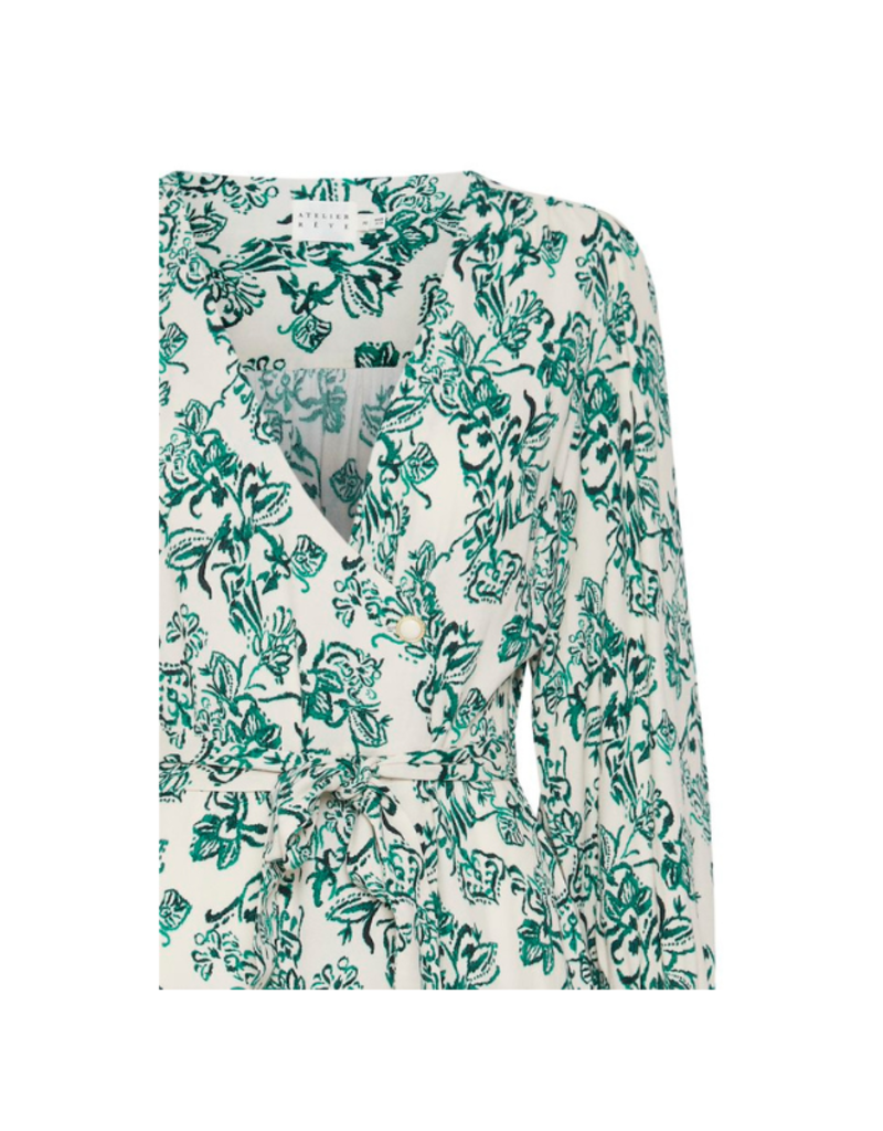 Rosie Dress in Pepper Green by  Atelier Rêve
