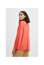 b.young Orla V-Neck Tunic in Cayenne by b.young