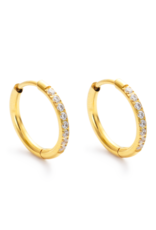 Lover's Tempo Evie 15mm Hoop Waterproof Earrings by Lover's Tempo