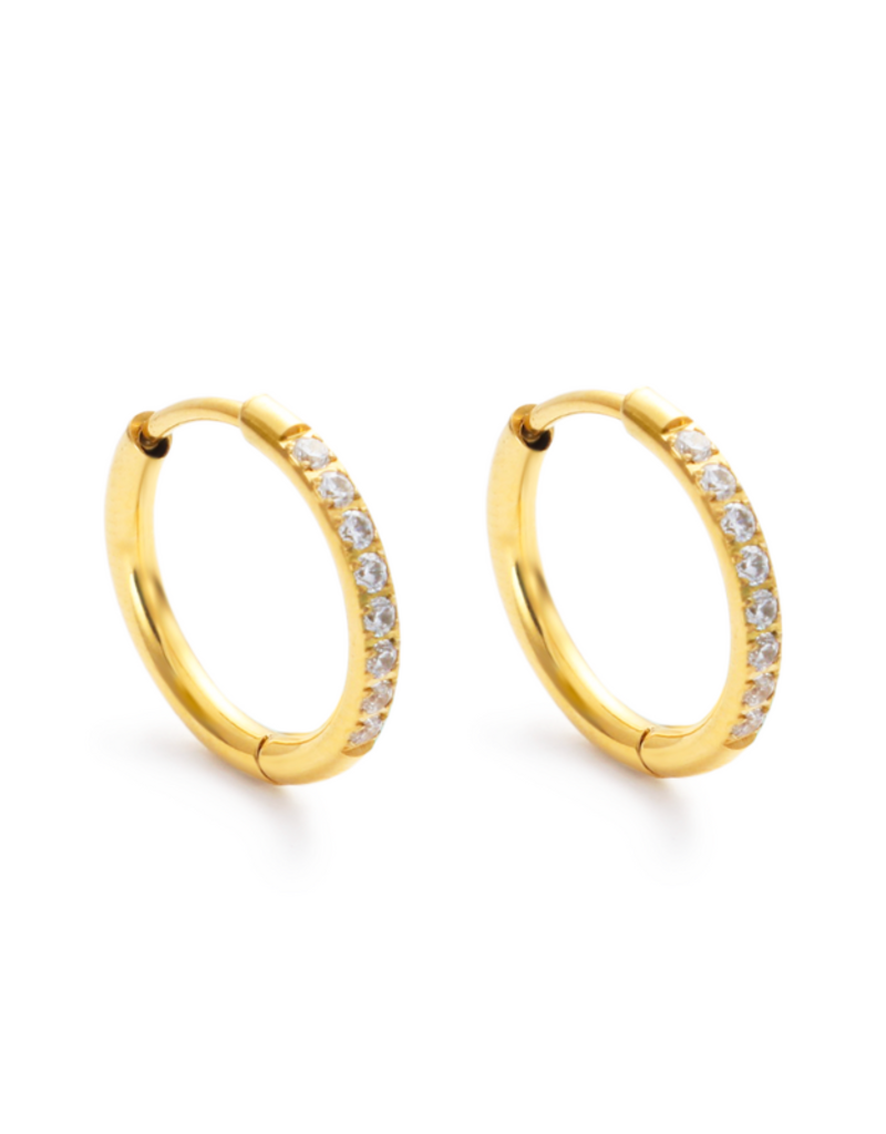 Lover's Tempo Evie 15mm Hoop Waterproof Earrings by Lover's Tempo
