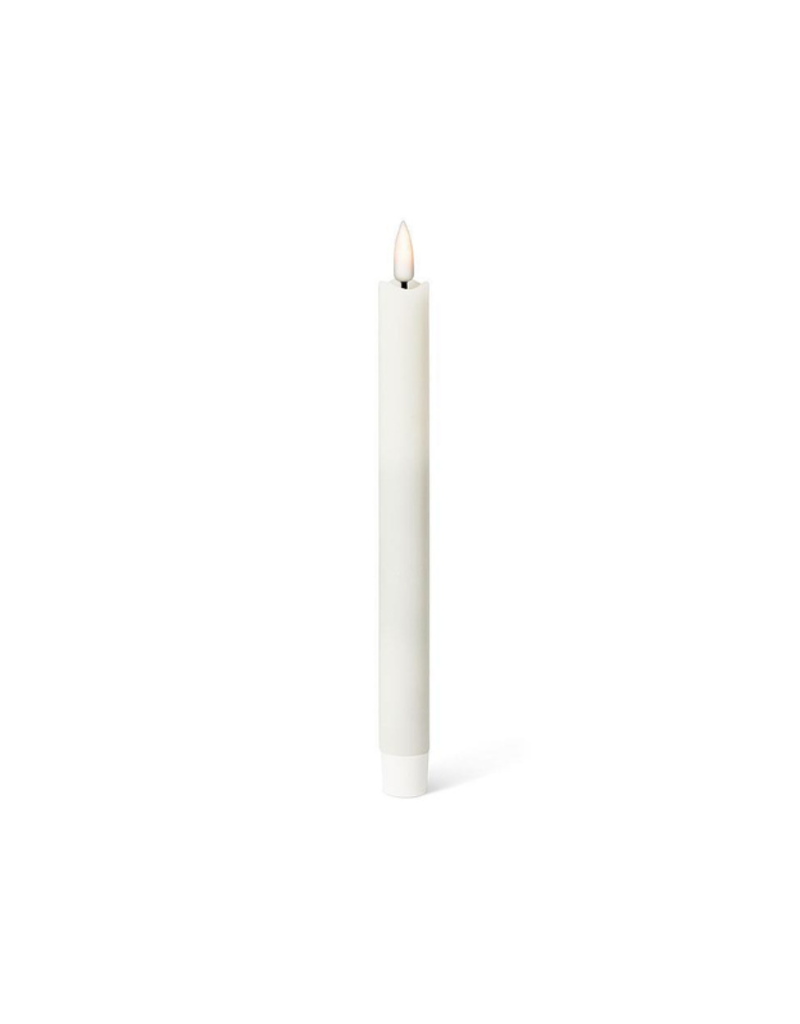 LED Cream Taper Candles Set of 2