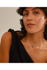 PILGRIM Love Tag Necklace in Silver by Pilgrim