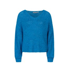 ESQUALO LAST ONE - XL/XXL - V-Neck Sweater in Blue by Esqualo