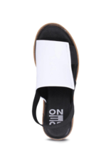 Bueno Amy Platform Sandal in White by Bueno