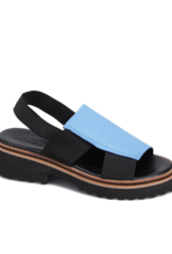 Bueno Amy Platform Sandal in Blue by Bueno