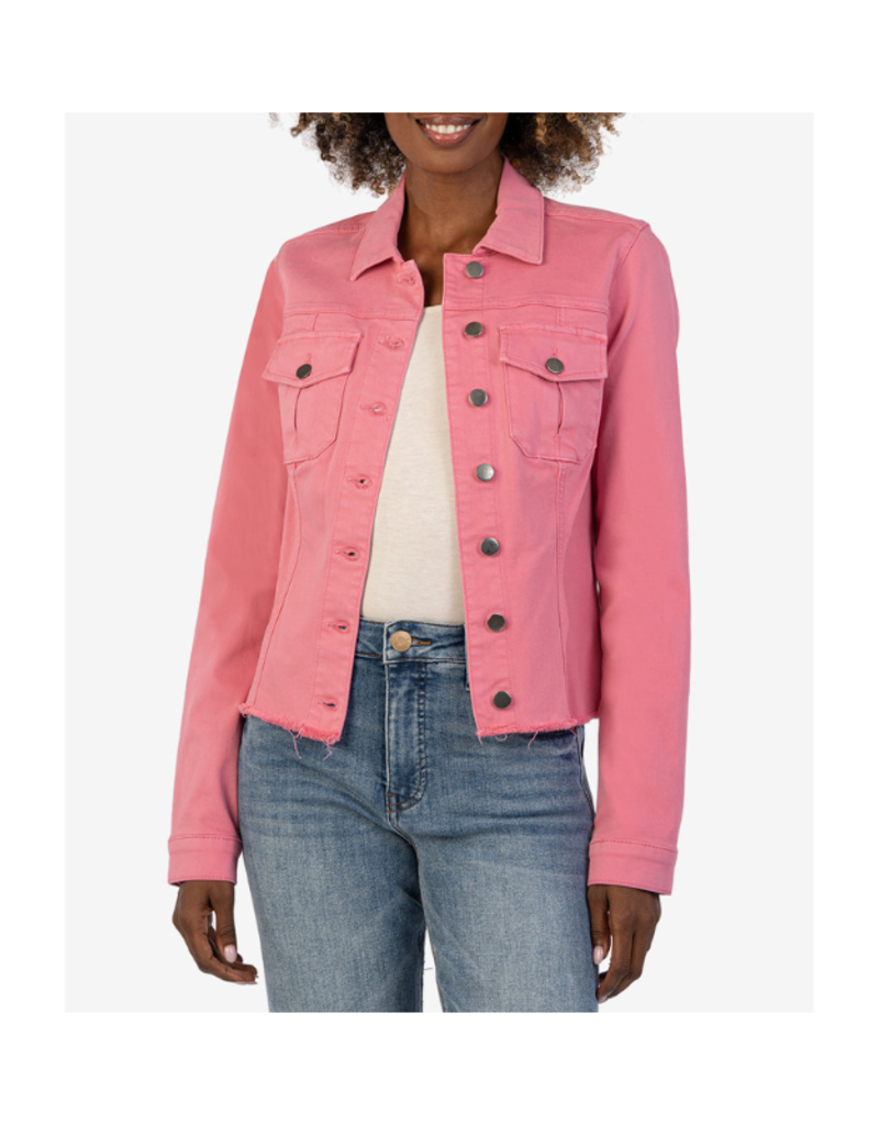 Kut from the Kloth Kara Jacket in Plush Pink by Kut from the Kloth