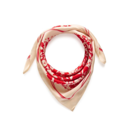 Culture Banda Scarf Red Flower by Culture