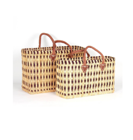 Bacon Basketware Ltd Blue Weave Market Bag