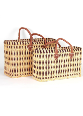 Bacon Basketware Ltd Blue Weave Market Bag