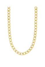 PILGRIM Charm Curb Chain Necklace in Gold by Pilgrim