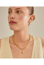 PILGRIM Stone Charm in Gold by Pilgrim