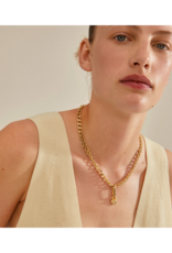 PILGRIM Stone Charm in Gold by Pilgrim