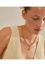 PILGRIM Stone Charm in Gold by Pilgrim