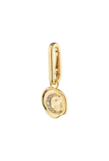 PILGRIM Moon Charm in Gold by Pilgrim
