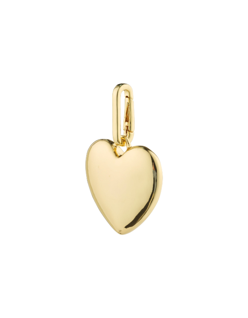 PILGRIM Pilgrim Charm Maxi Heart Pendant Gold