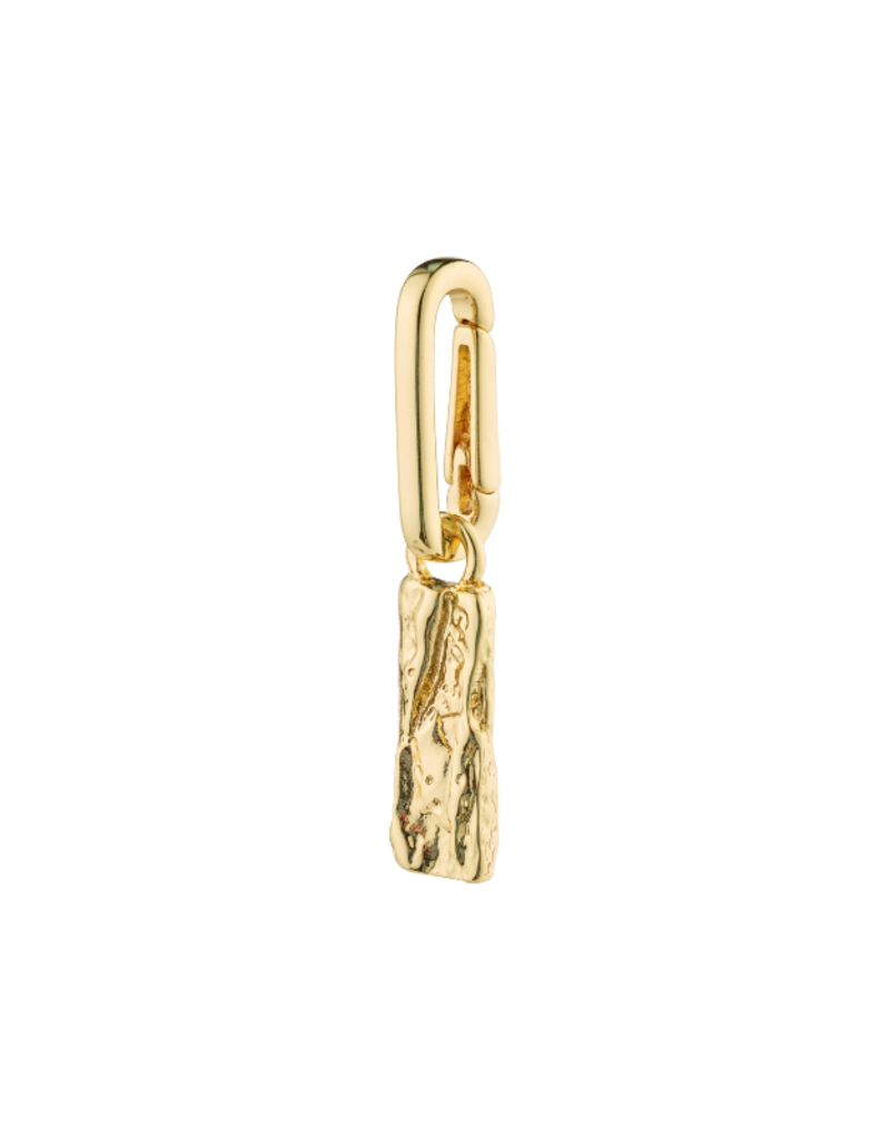 PILGRIM Tag Charm in Gold by Pilgrim