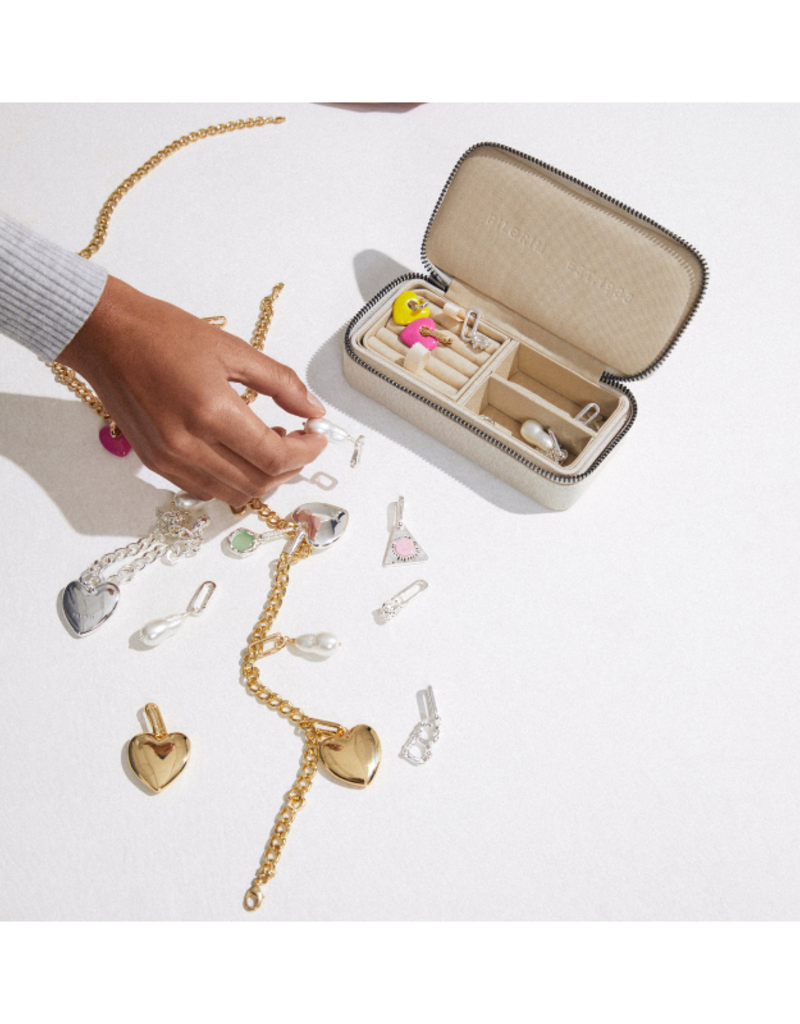PILGRIM Tag Charm in Gold by Pilgrim