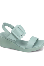 Bueno LAST ONE - SIZE 40 - Felicity Wedge Sandal in Seafoam by Bueno