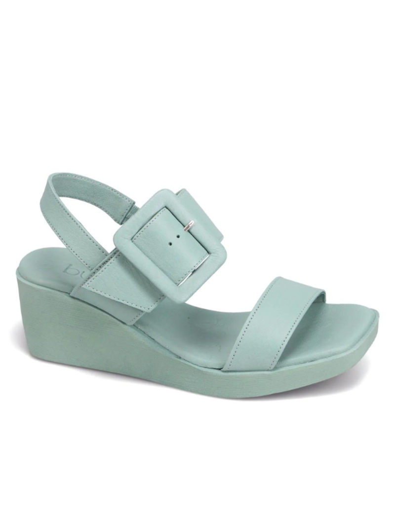 Bueno LAST ONE - SIZE 40 - Felicity Wedge Sandal in Seafoam by Bueno