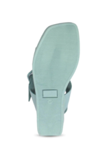 Bueno LAST ONE - SIZE 40 - Felicity Wedge Sandal in Seafoam by Bueno