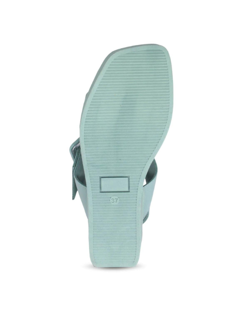 Bueno LAST ONE - SIZE 40 - Felicity Wedge Sandal in Seafoam by Bueno