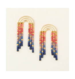 Scout Rainbow Fringe Earrings in Multi Gold by Scout