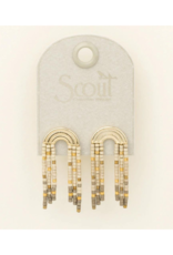 Scout Rainbow Fringe Earrings in Pewter Gold by Scout