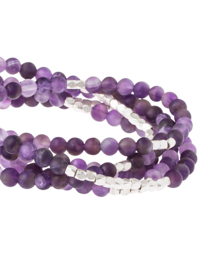 Scout Stone of Protection - Amethyst Stone Stone Wrap Bracelet by Scout