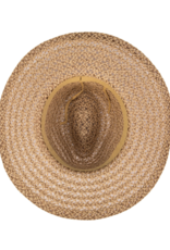 San Diego Hats Braided Hemp Fedora with Pleated Band