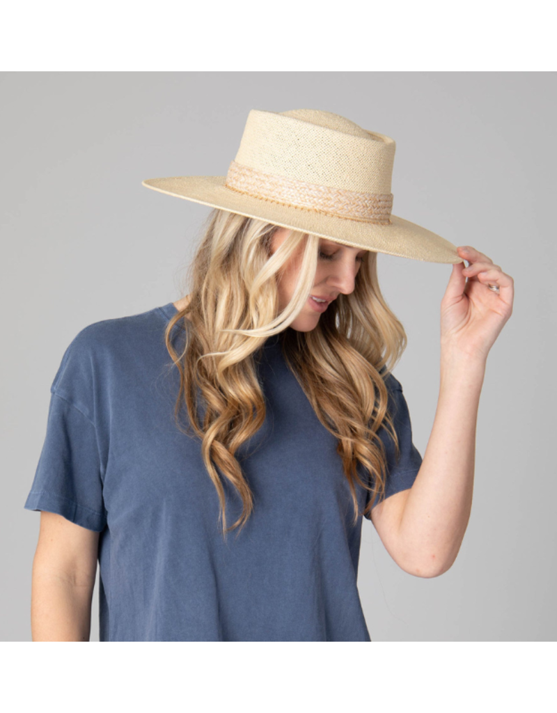 San Diego Hats Portside Paper Weave Boater Hat