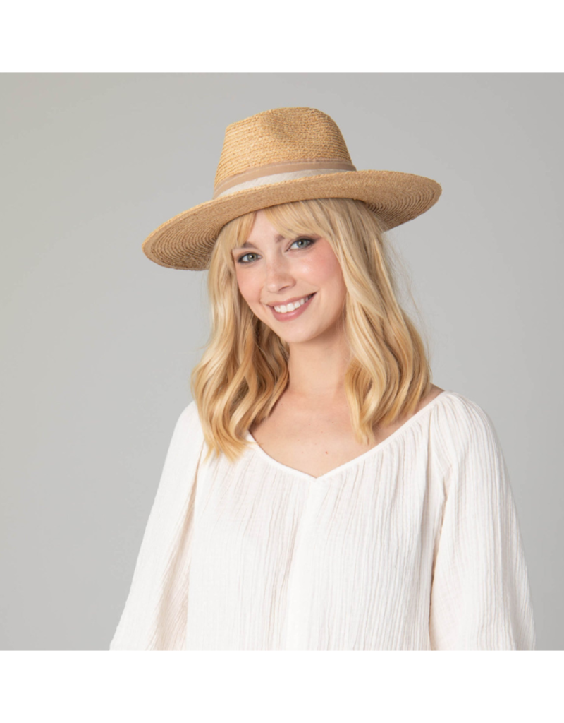 Coastal Sunset Fedora with Gold Chain