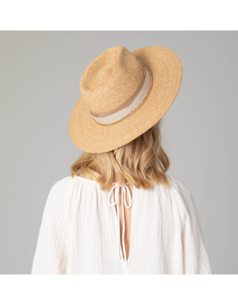 Coastal Sunset Fedora with Gold Chain